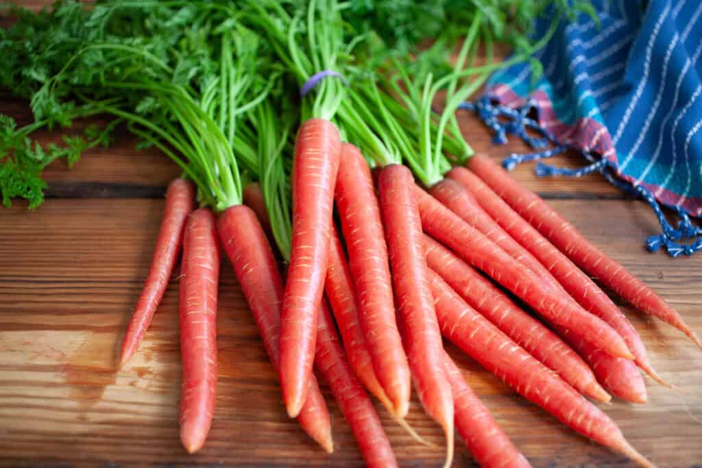 Red Bunch Carrots