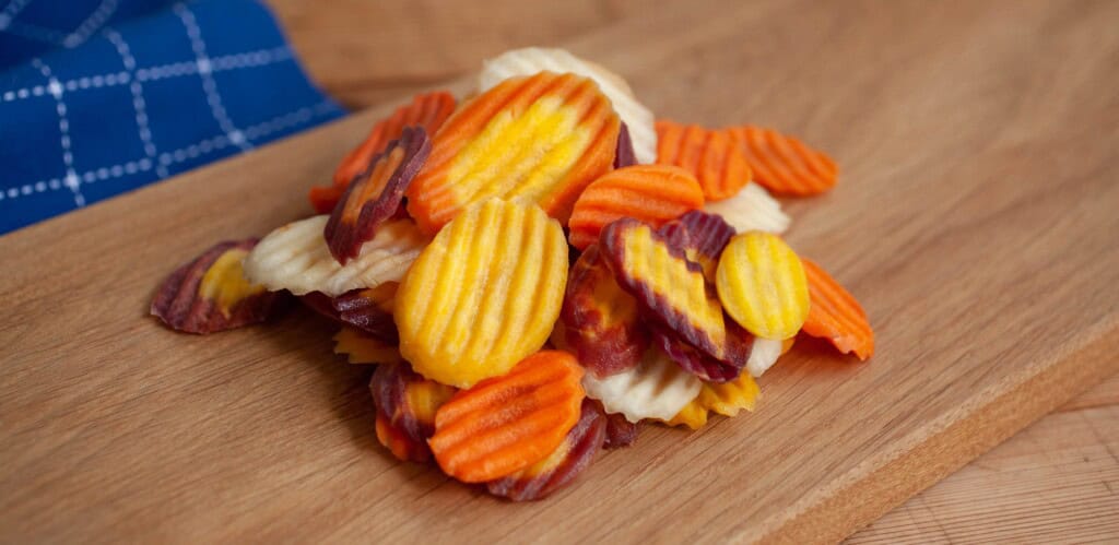 Rainbow Carrot Chips