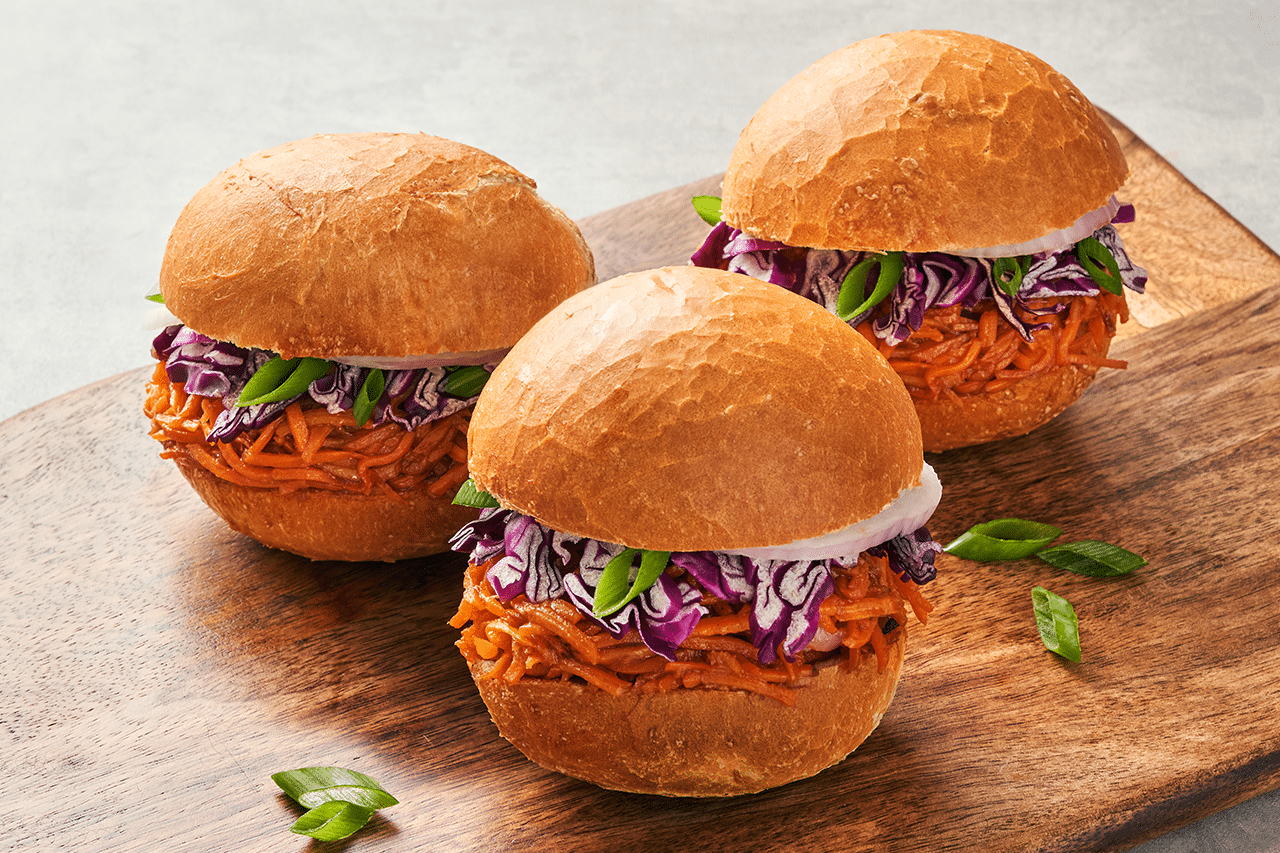 Pulled BBQ Carrot Sliders Recipe