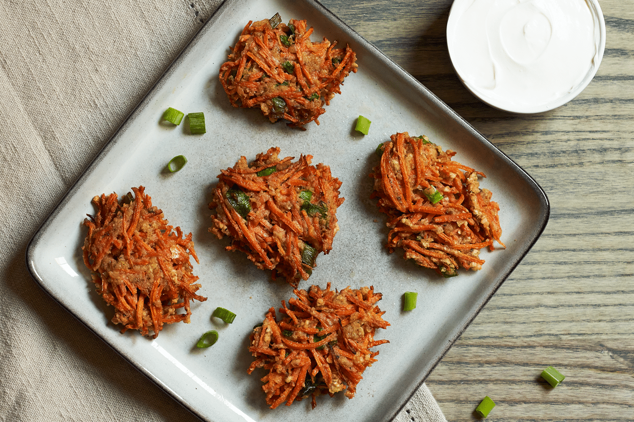 Crispy Carrot Latkes Recipe You'll Love