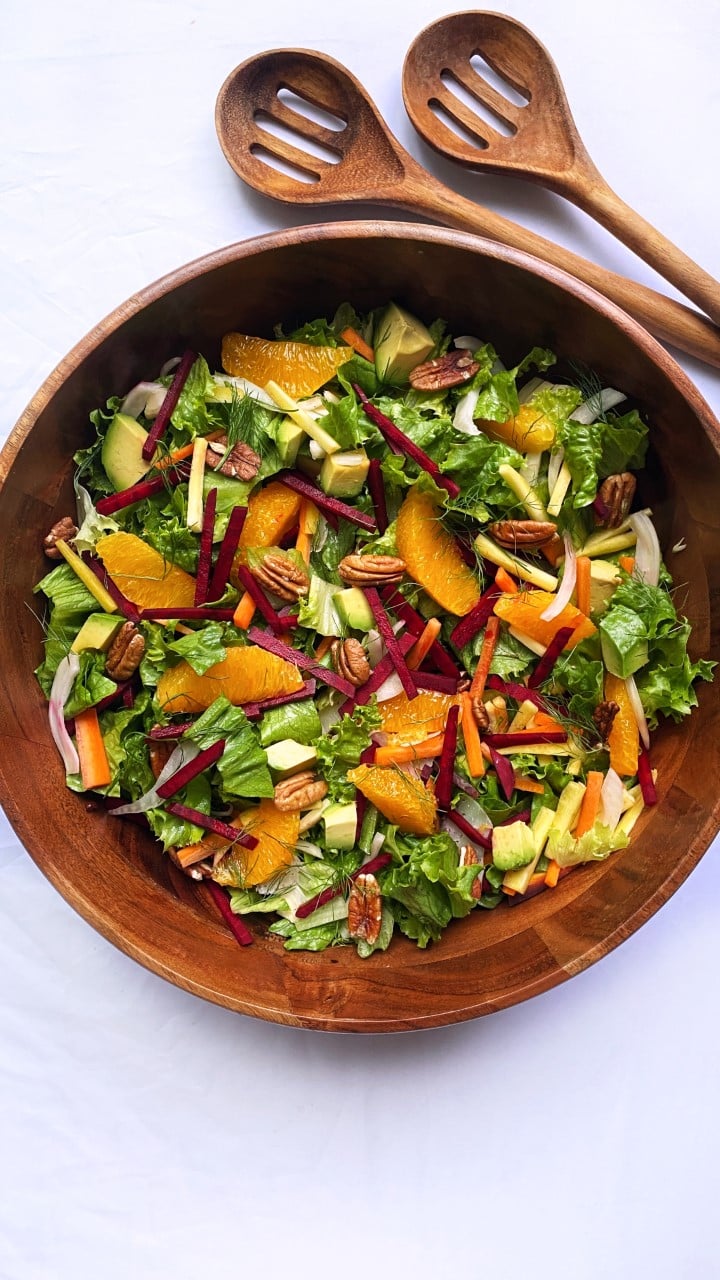 Summer Citrus Salad with Orange Vinaigrette