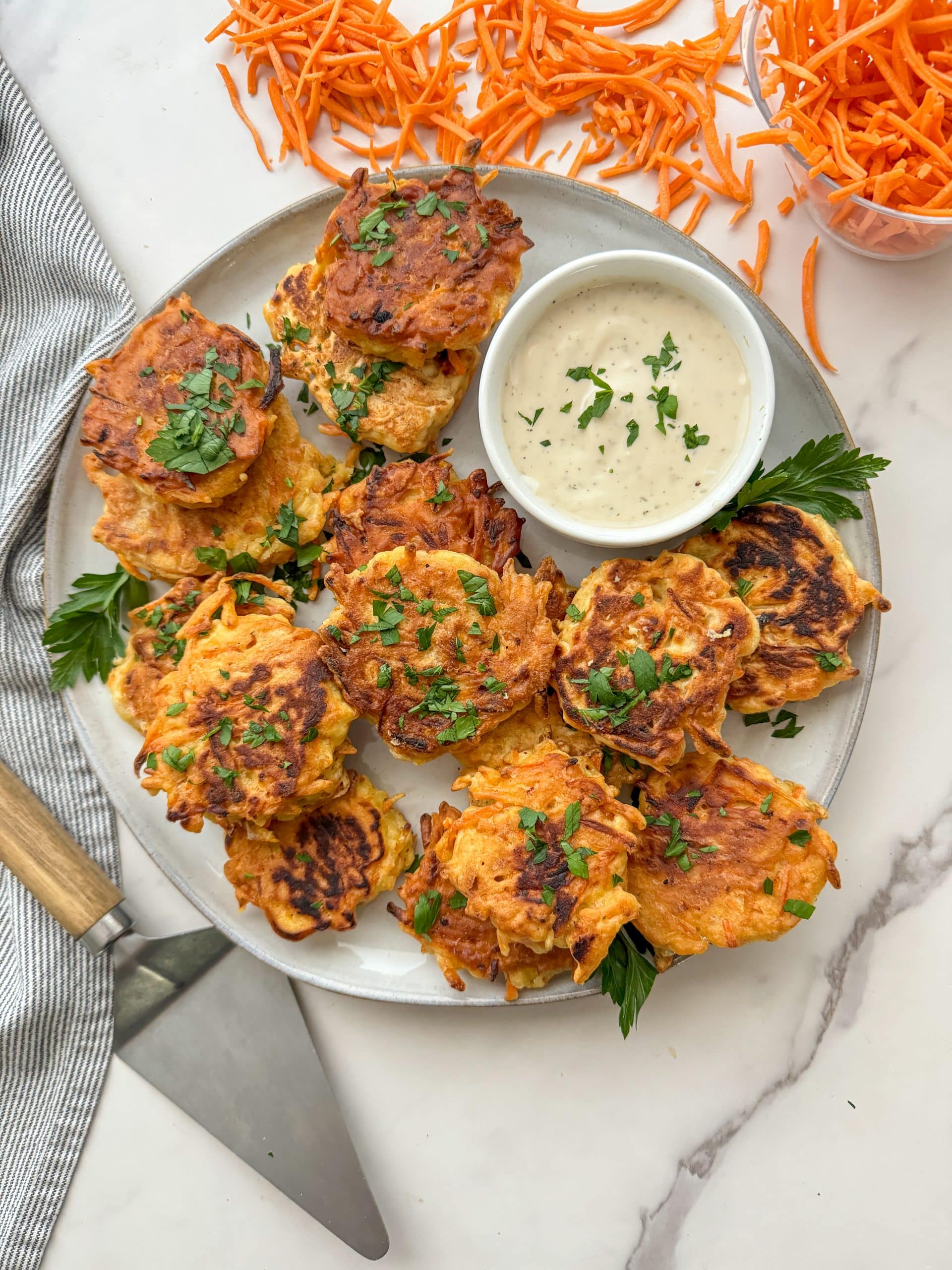 Crispy Carrot Fritters Recipe You'll Love